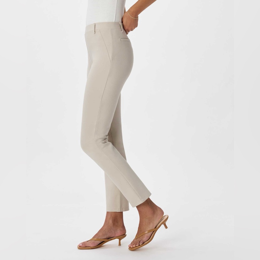 NEW WITH TAG Stretch Slim Ankle Pants in Light Taupe